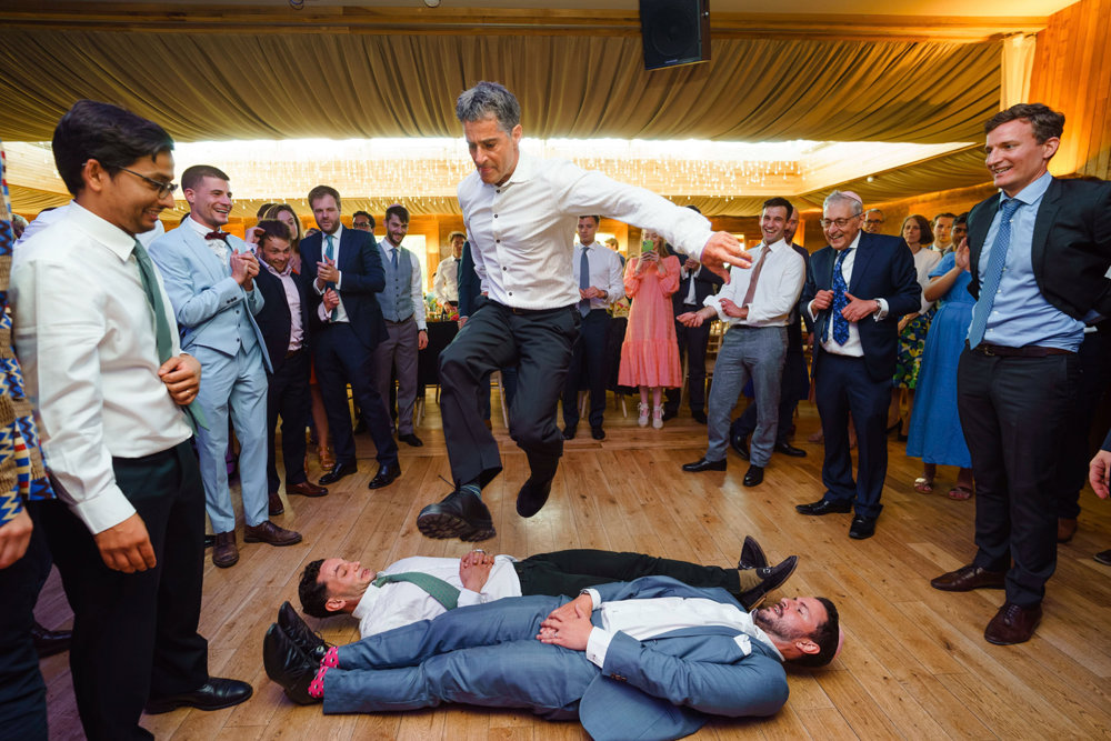 Bright & beautiful Jewish wedding with outdoor ceremony & huge party