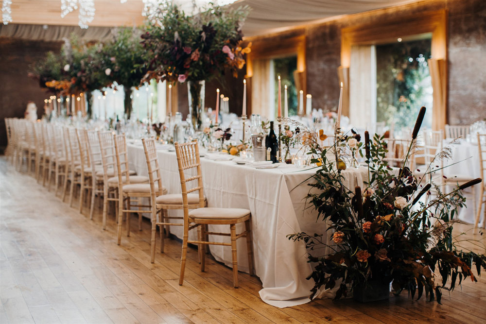 An Autumnal wedding with a touch of Hollywood Glamour