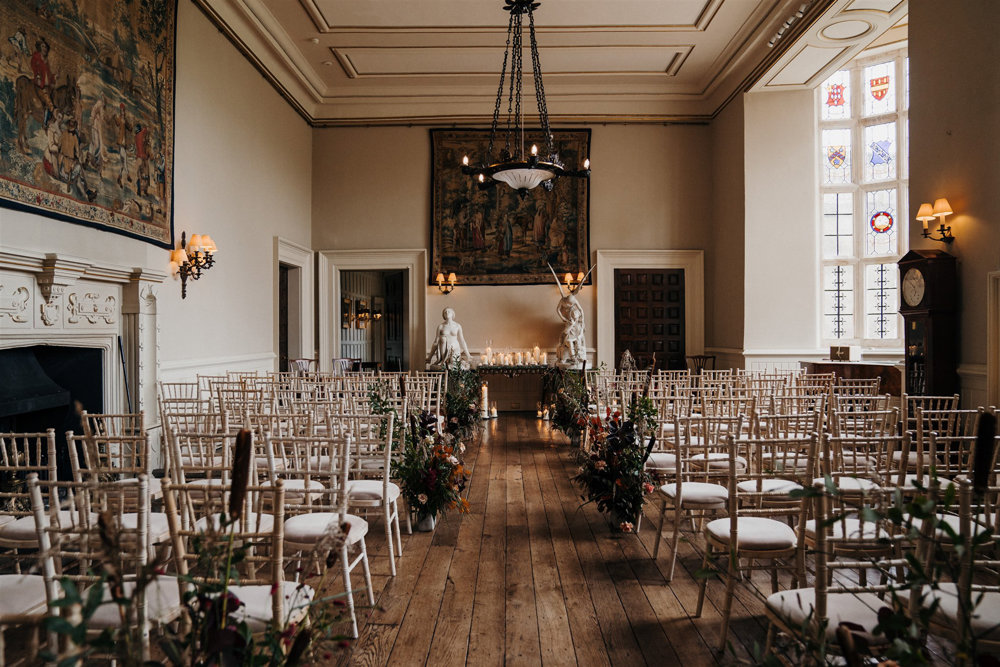 An Autumnal wedding with a touch of Hollywood Glamour