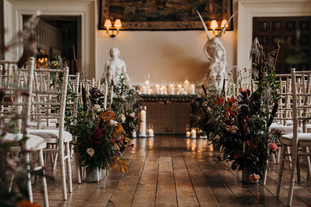 An Autumnal wedding with a touch of Hollywood Glamour