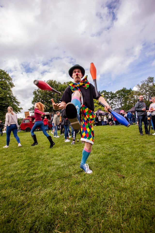 Children's circus performer for weddings by Clever Co based in birmingham