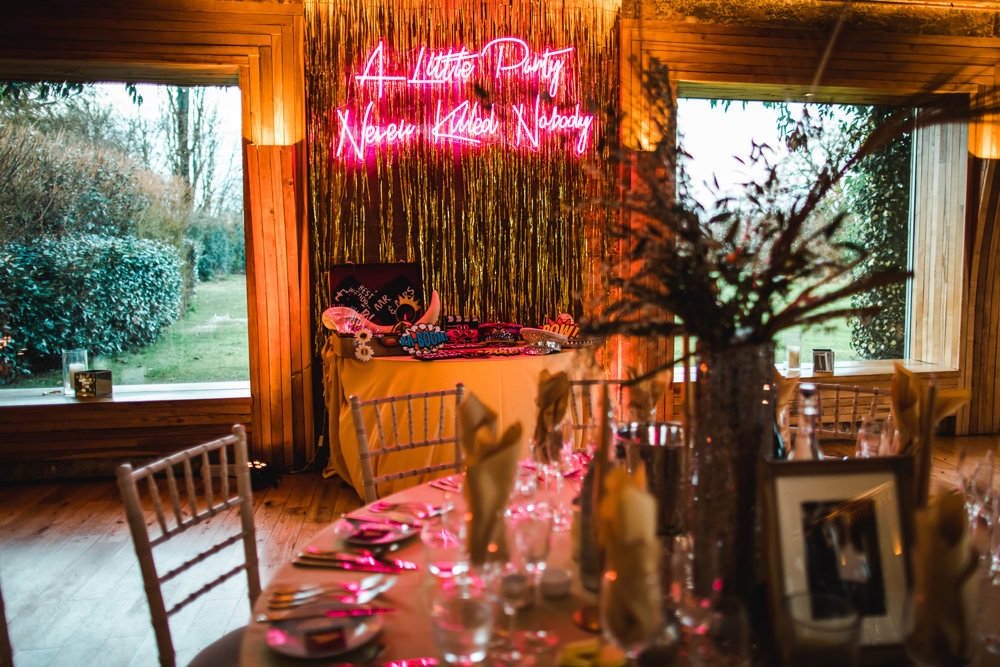 Weekend wedding with a 70s disco after party