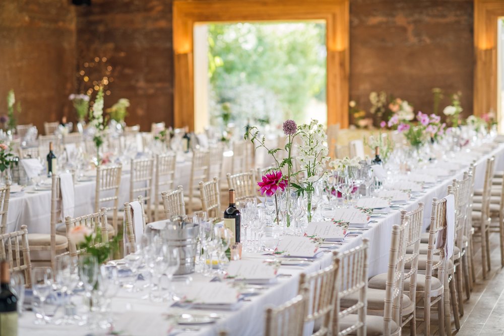 Beautiful relaxed garden party summer wedding tables for this same sex celebration