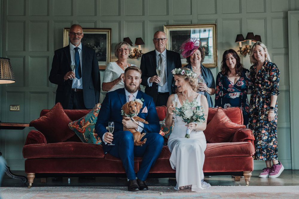 A Micro wedding with Puppy bridesmaid