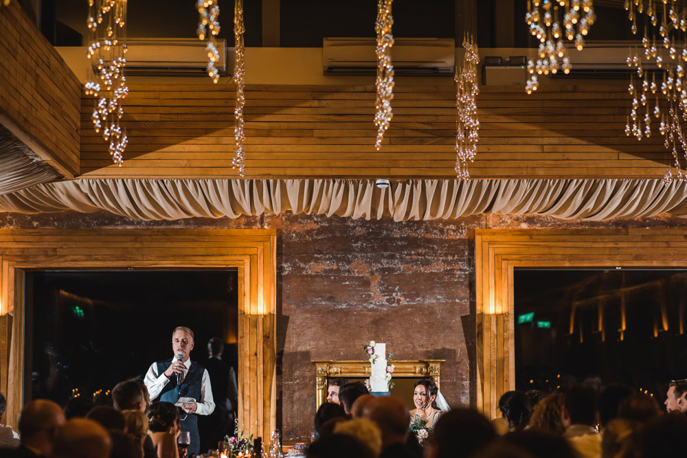 Weekend wedding with a 70s disco after party