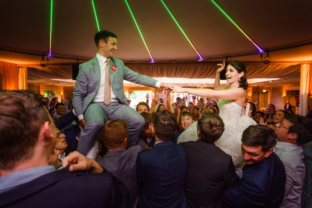 Bright & beautiful Jewish wedding with outdoor ceremony & huge party