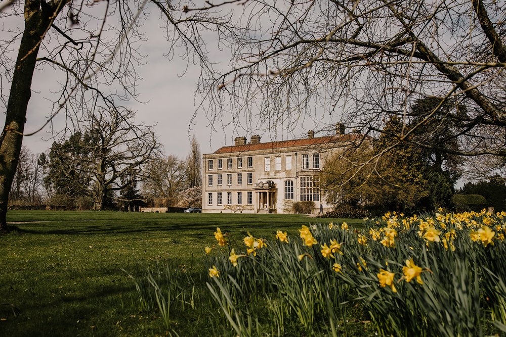 Elmore Court in March just before lockdown where a pandemic wedding is taking place