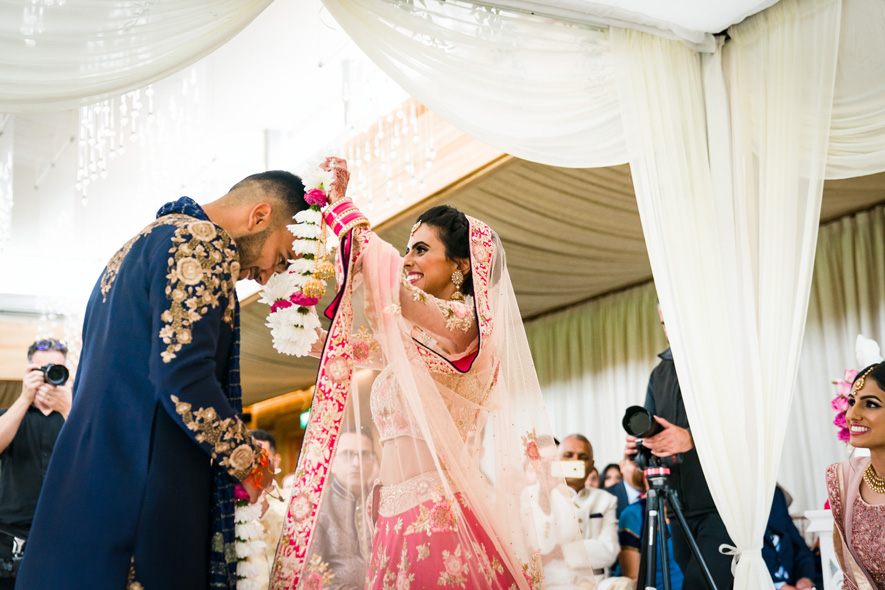 Hindu wedding sales reception dress
