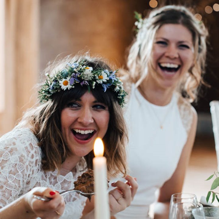 Boho bride, relaxed summer wedding