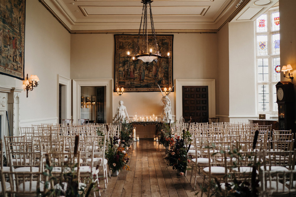 An Autumnal wedding with a touch of Hollywood Glamour
