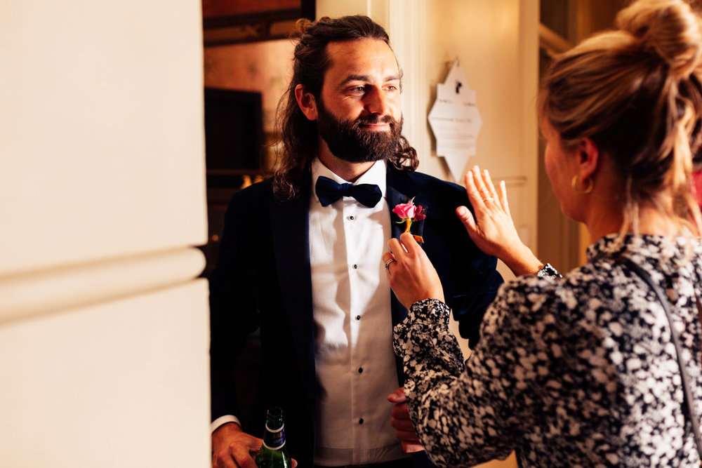 Colourful wedding with boho disco vibes