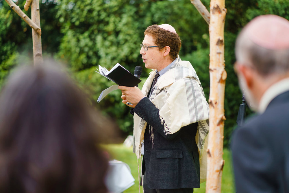 Bright & beautiful Jewish wedding with outdoor ceremony & huge party