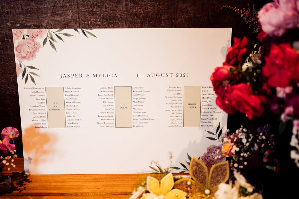 Stunning Pink & Red Wedding with 3 Dresses and a Bridesman