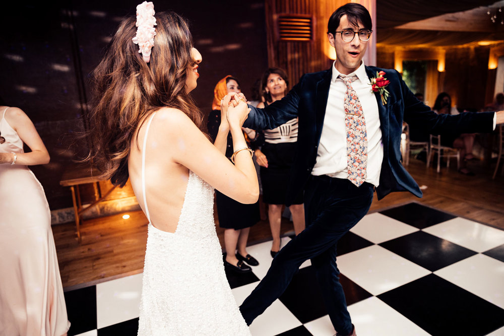 Stunning Pink & Red Wedding with 3 Dresses and a Bridesman