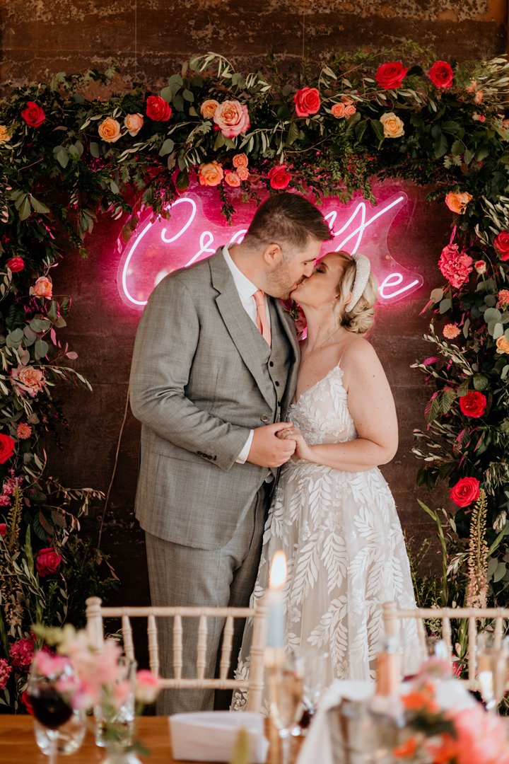 Stunning Pink & Summery July Wedding