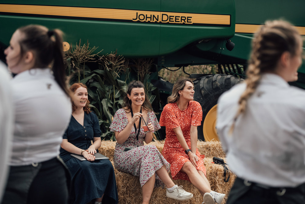 Wedding coordinators known as Team E at elmore court in the cotswolds