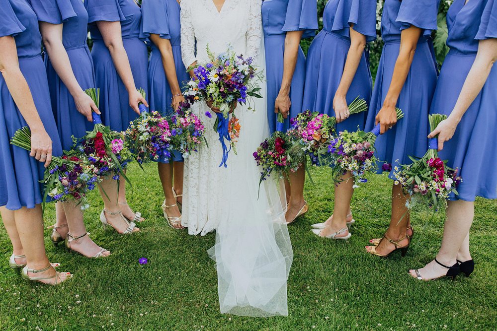 Colourful Bridesmaids inspiration for 2021 and 2022 weddings