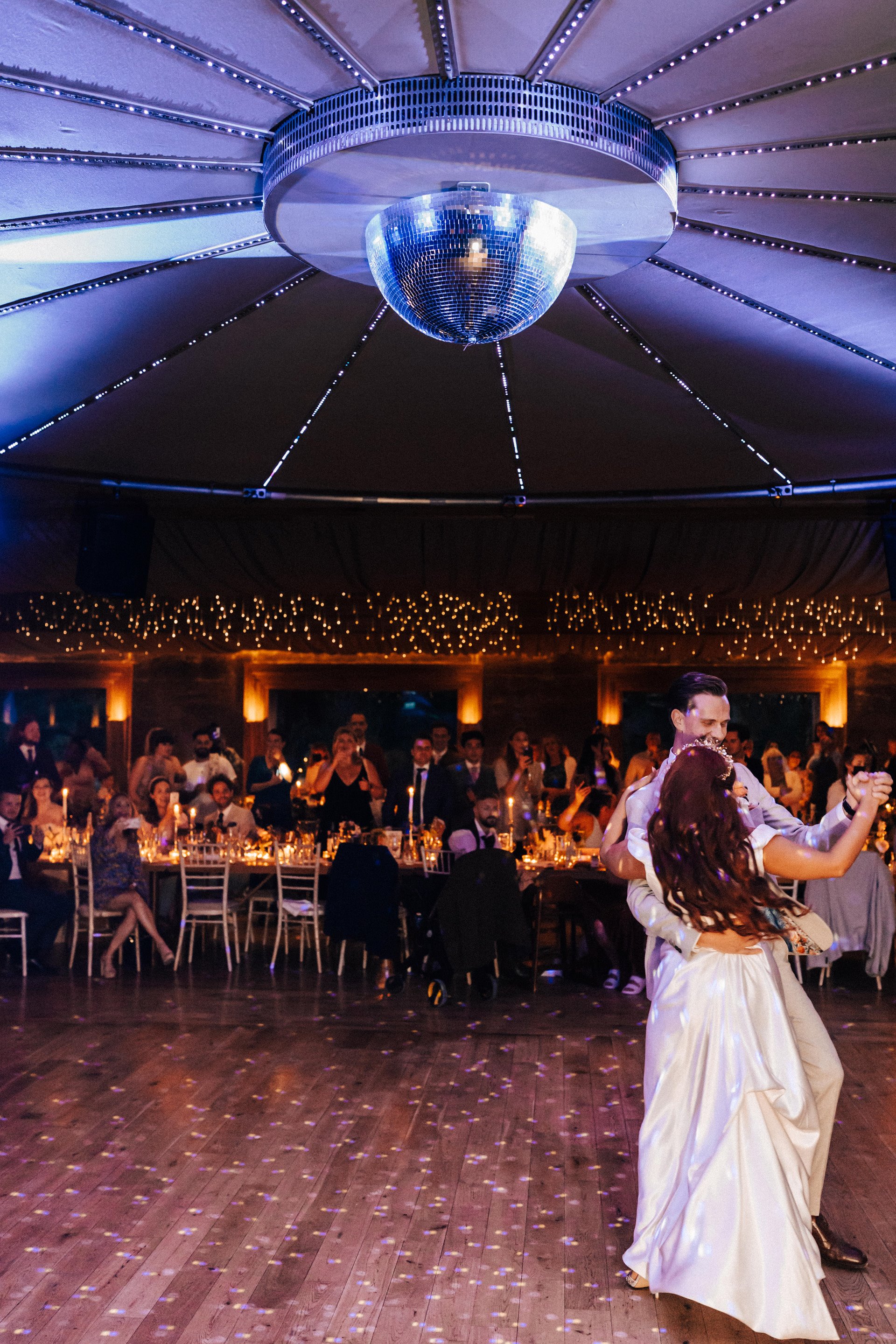 First dance for Jasmine The Voice and Ben at their magical September wedding