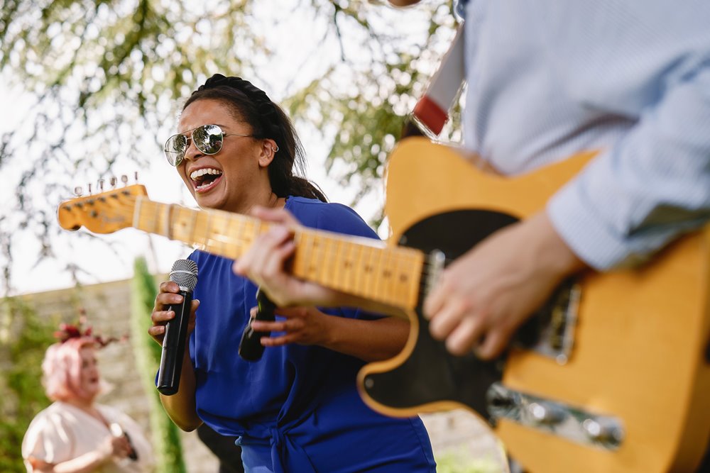 Fun wedding band get the party started