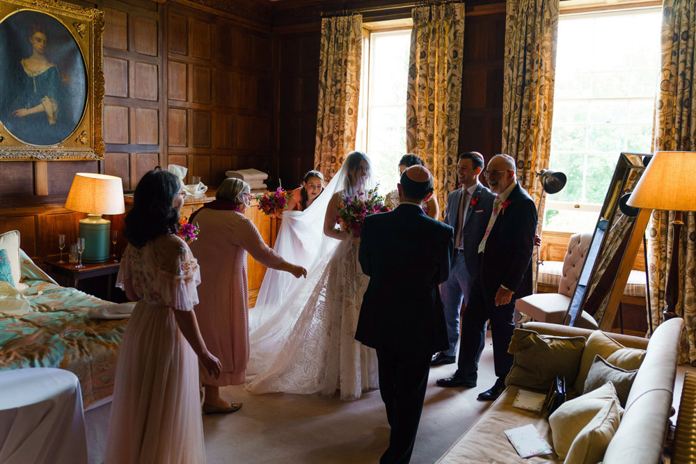 Bright & beautiful Jewish wedding with outdoor ceremony & huge party