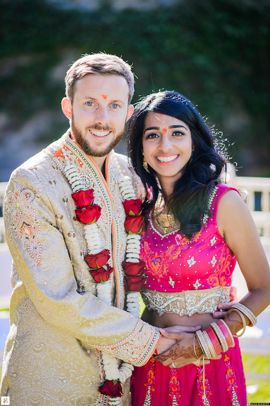 English-Hindu fusion wedding