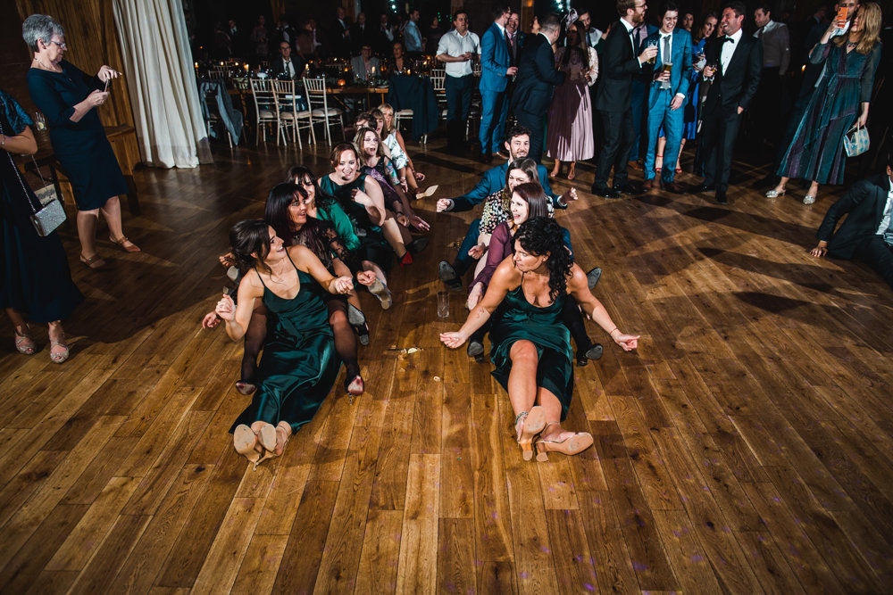 Weekend wedding with a 70s disco after party