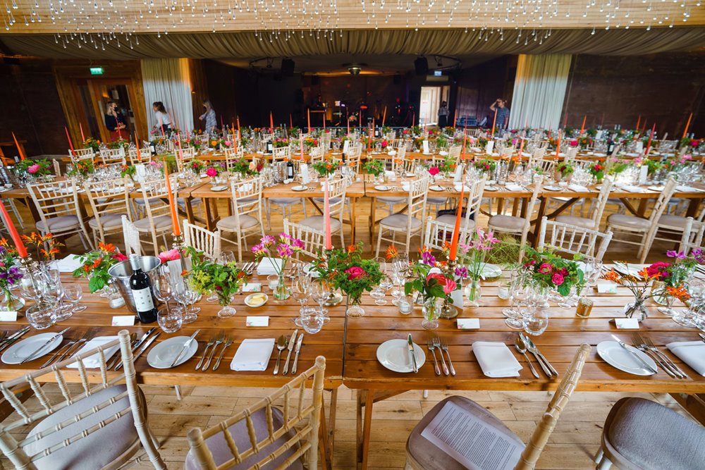 bright and Colourful wedding reception inspiration