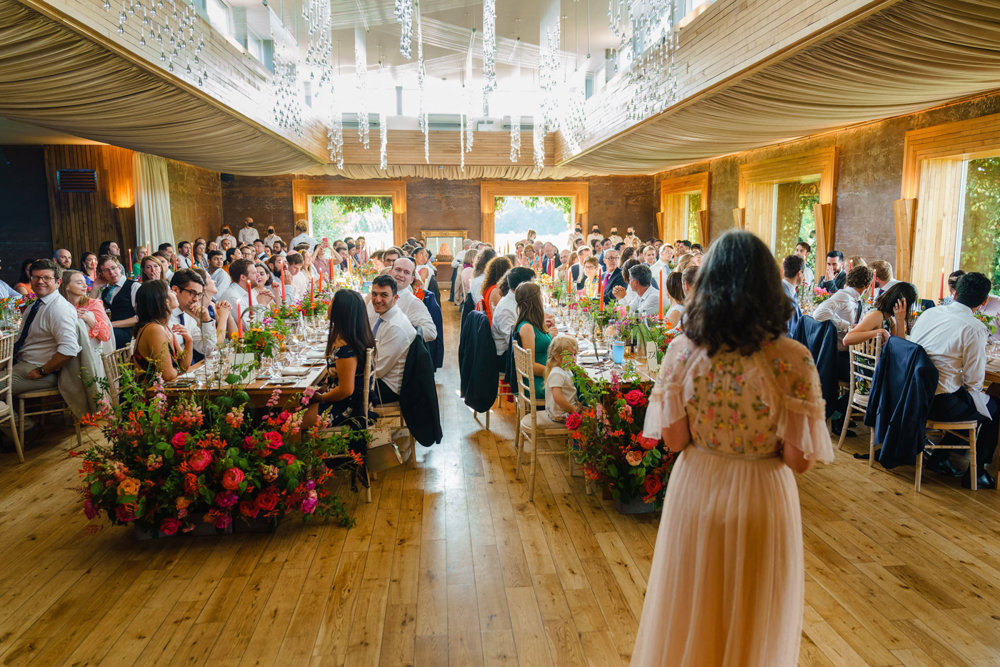 Bright & beautiful Jewish wedding with outdoor ceremony & huge party