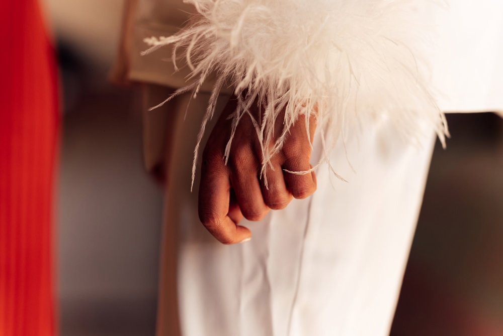 Colourful wedding with boho disco vibes