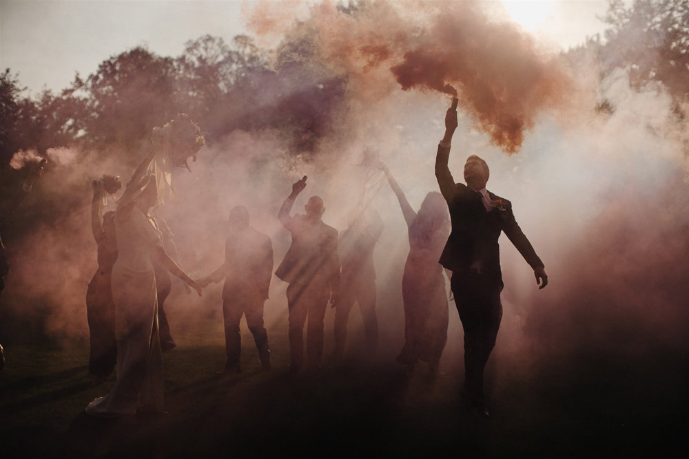 An Autumnal wedding with a touch of Hollywood Glamour