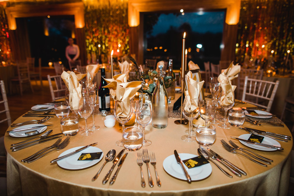 Weekend wedding with a 70s disco after party