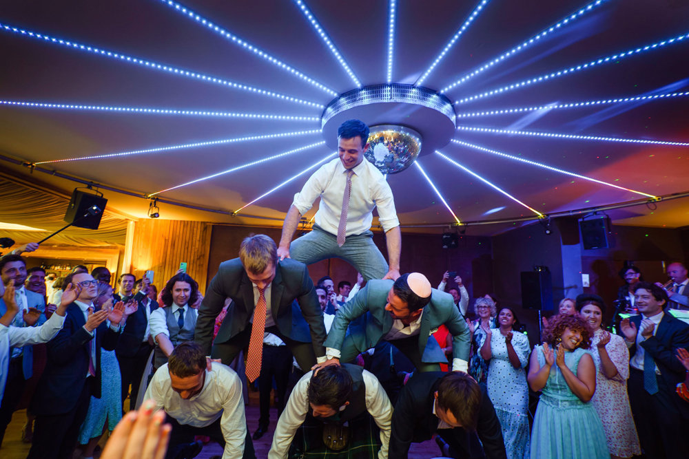 Bright & beautiful Jewish wedding with outdoor ceremony & huge party