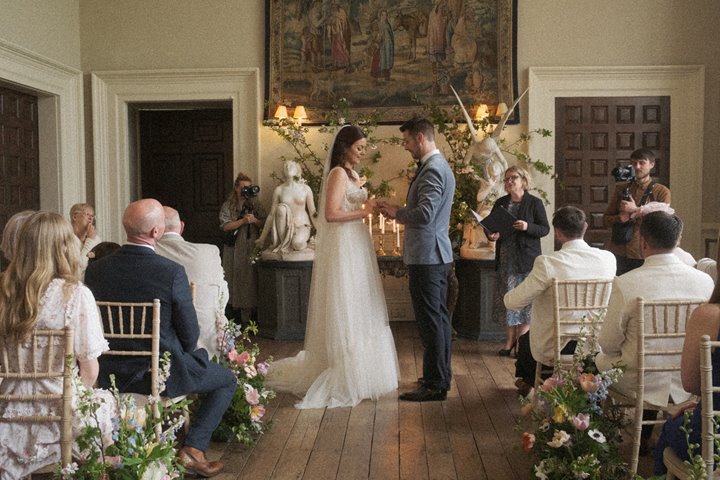 Soft, Sunday wedding with pastel details