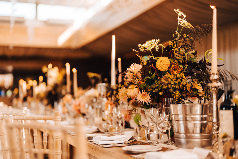 Blush pink Golden Hour inspired September wedding