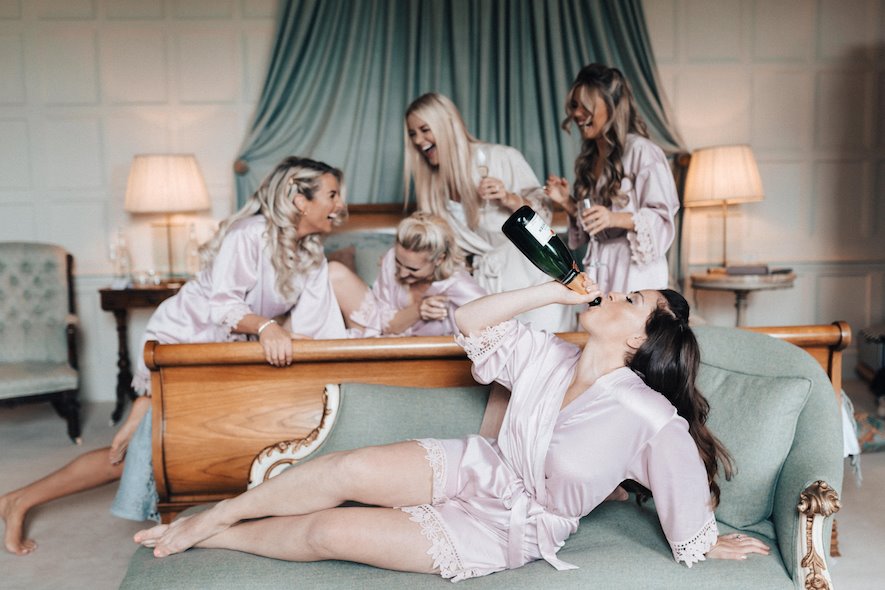 Bridal party fun by James Fear