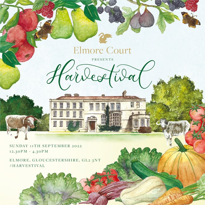 Harvestival wedding fair illustration by wedding stationer