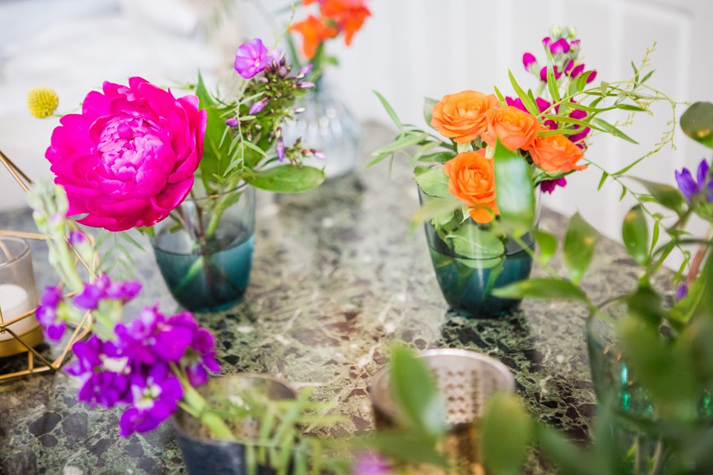 Brightly coloured wedding flower inspiration for 2021 and 2022