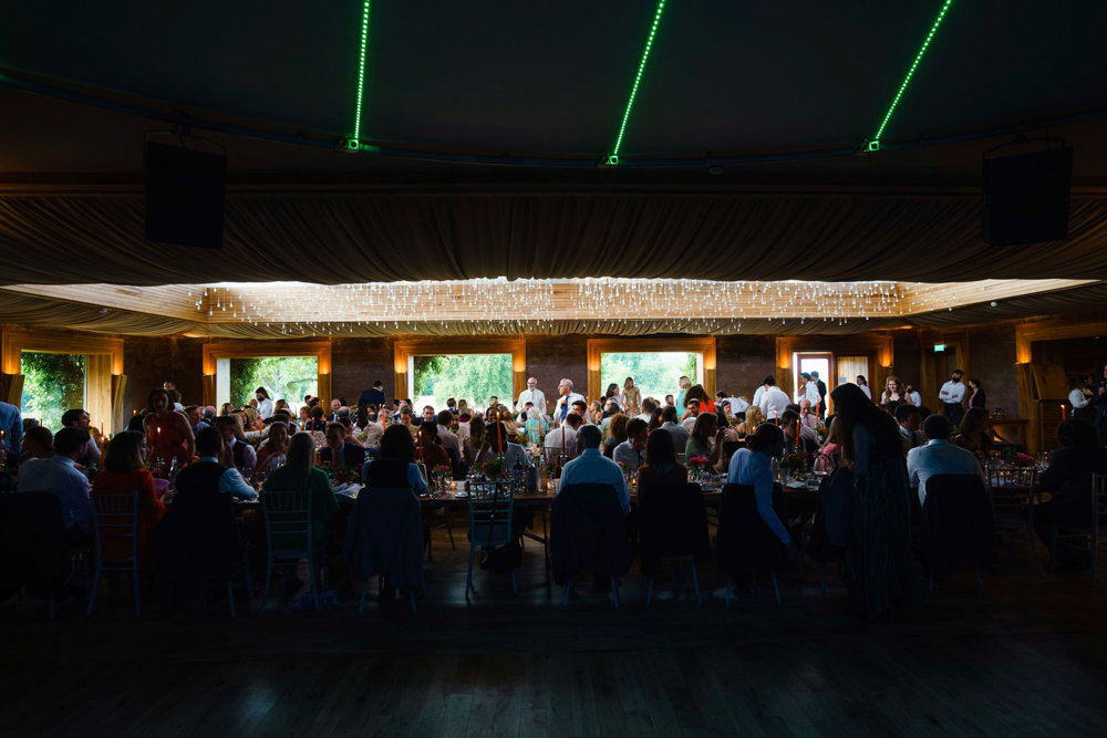 Big wedding reception venue for dinner and dancing and late night parties