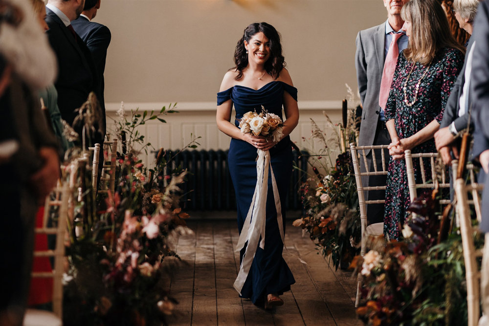 An Autumnal wedding with a touch of Hollywood Glamour