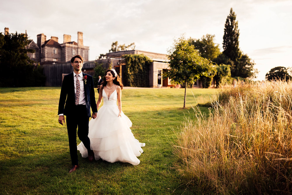 Stunning Pink & Red Wedding with 3 Dresses and a Bridesman