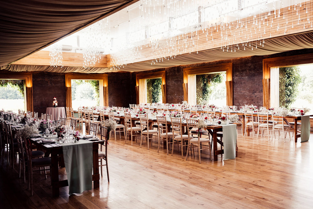 Stunning Pink & Red Wedding with 3 Dresses and a Bridesman