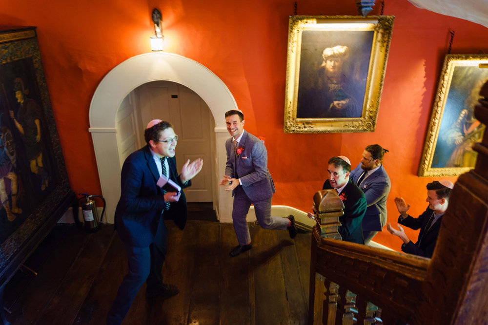 Bright & beautiful Jewish wedding with outdoor ceremony & huge party