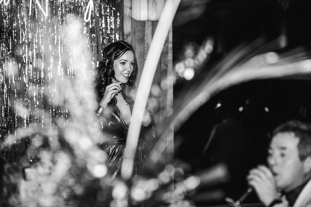 Weekend wedding with a 70s disco after party