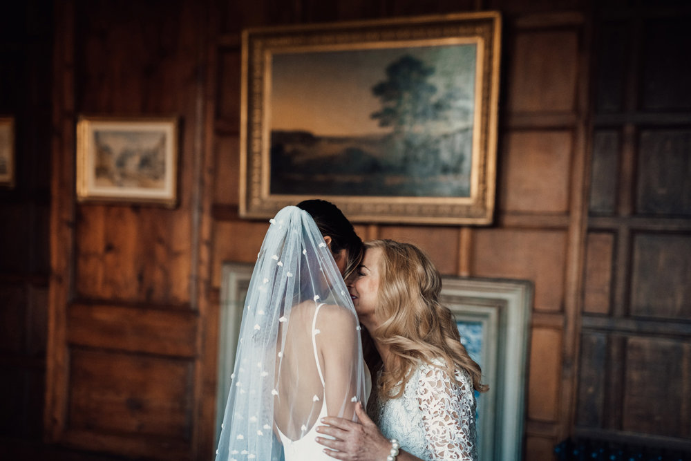 Post Christmas party wedding in black tie