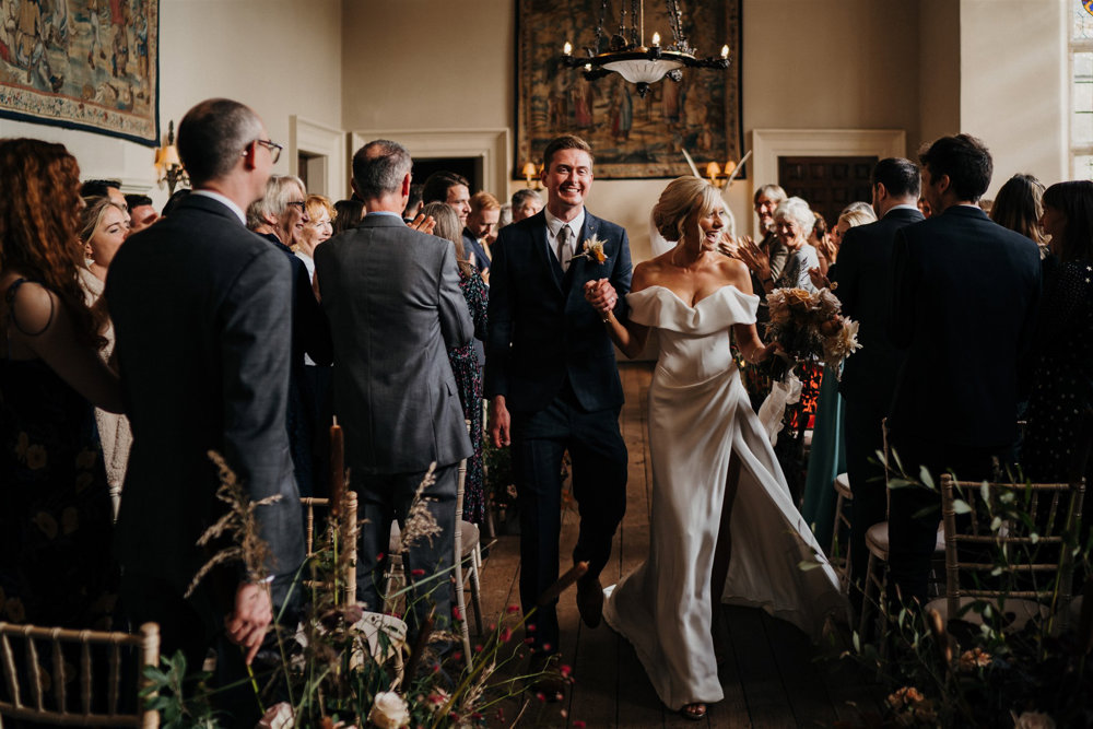 An Autumnal wedding with a touch of Hollywood Glamour