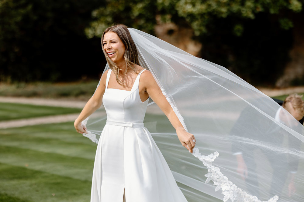 Dazzling blues, bows and a whole lot of love