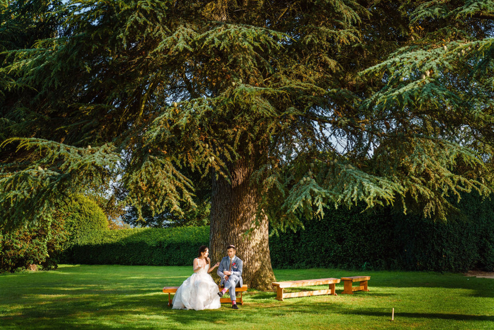 Bright & beautiful Jewish wedding with outdoor ceremony & huge party