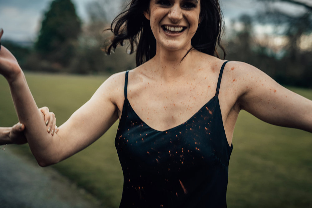 Post Christmas party wedding in black tie