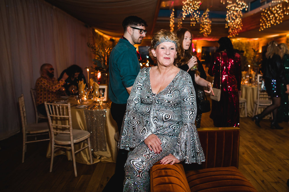 Weekend wedding with a 70s disco after party