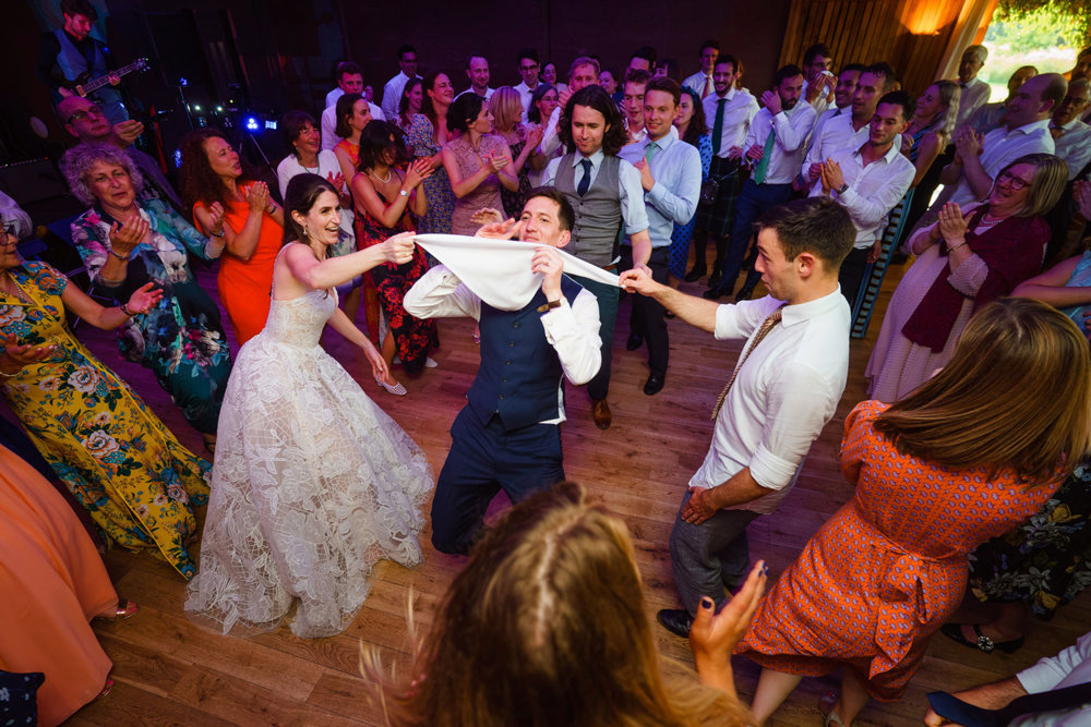 Bright & beautiful Jewish wedding with outdoor ceremony & huge party